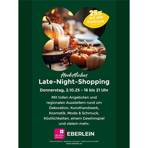 Herbst Late Night Shopping